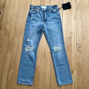 NWT: Mother The Dazzler Ankle Jeans